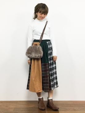 piya*さん（レディース・154cm）の秋コーディネート