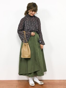 piya*さん（レディース・154cm）の秋コーディネート