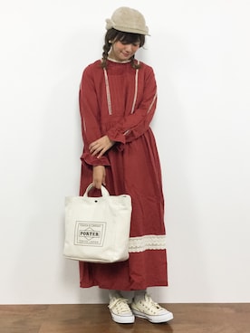 「メルロー」｜piya*さん（レディース・154cm）の秋コーディネート