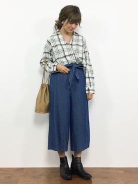 piya*さん（レディース・154cm）の秋コーディネート