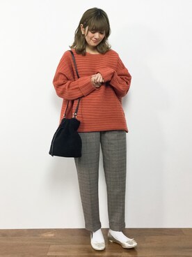 piya*さん（レディース・154cm）の秋コーディネート