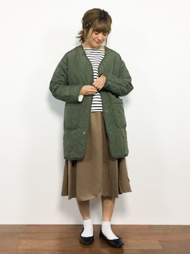 piya*さん（レディース・154cm）の秋コーディネート