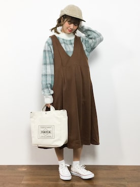 piya*さん（レディース・154cm）の秋コーディネート