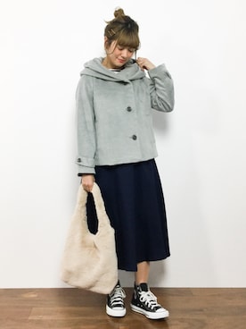 piya*さん（レディース・154cm）の秋コーディネート