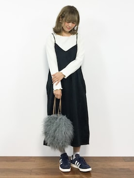 「OandI（オーアンドアイ）のアイテム」を使った、piya*さん（レディース・154cm）の秋コーディネート