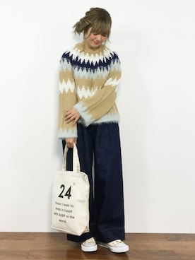 piya*さん（レディース・154cm）の秋コーディネート