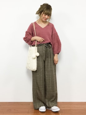 piya*さん（レディース・154cm）の秋コーディネート