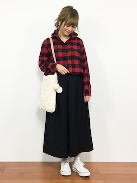 piya*さん（レディース・154cm）の秋コーディネート