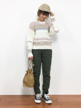 piya*さん（レディース・154cm）の秋コーディネート