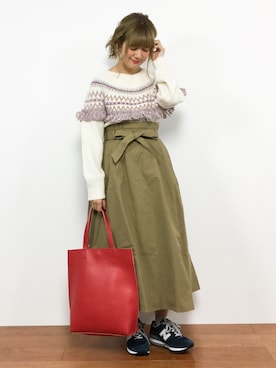piya*さん（レディース・154cm）の冬コーディネート