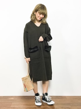 piya*さん(レディース・154cm)の冬コーディネート