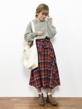 piya*さん(レディース・154cm)の冬コーディネート