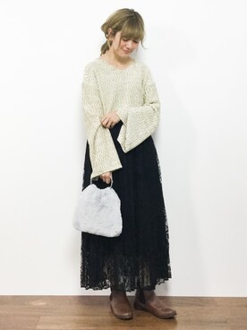 piya*さん(レディース・154cm)の冬コーディネート