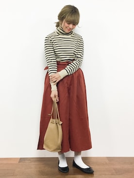 piya*さん（レディース・154cm）の冬コーディネート