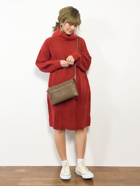 piya*さん（レディース・154cm）の冬コーディネート