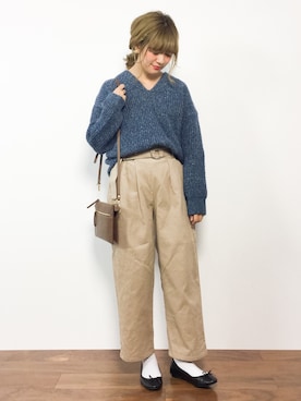 piya*さん（レディース・154cm）の冬コーディネート