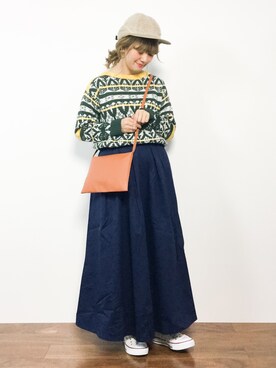 piya*さん（レディース・154cm）の冬コーディネート