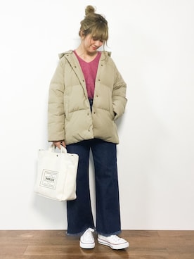 piya*さん（レディース・154cm）の冬コーディネート