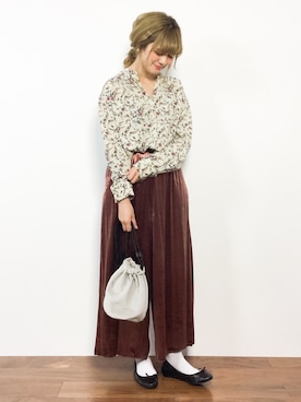 piya*さん（レディース・154cm）の冬コーディネート