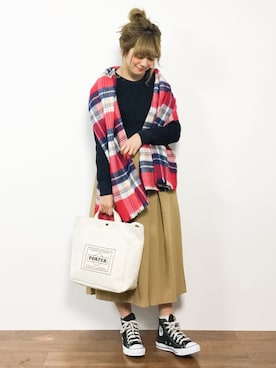 piya*さん（レディース・154cm）の冬コーディネート