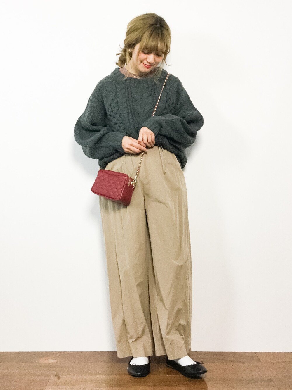 スローブイエナ　楽ちんワイドドロストパンツ SLOBE IENA - 専用☆ウエストドロストワイドパンツの通販 by に