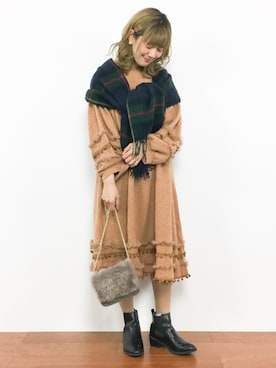 piya*さん(レディース・154cm)の冬コーディネート