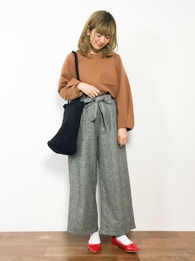 piya*さん（レディース・154cm）の冬コーディネート