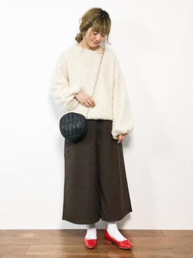 piya*さん（レディース・154cm）の冬コーディネート