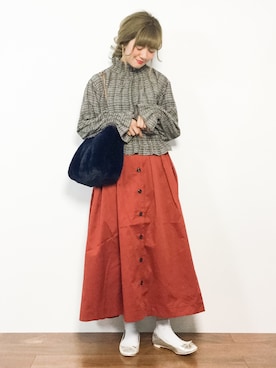 piya*さん（レディース・154cm）の冬コーディネート