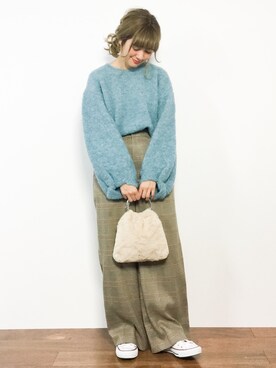 piya*さん（レディース・154cm）の冬コーディネート