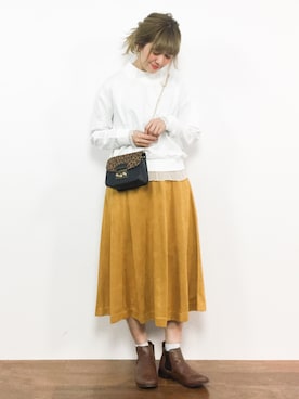 piya*さん（レディース・154cm）の冬コーディネート