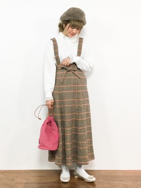 piya*さん（レディース・154cm）の冬コーディネート