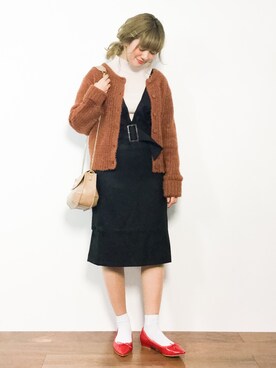 piya*さん(レディース・154cm)の冬コーディネート