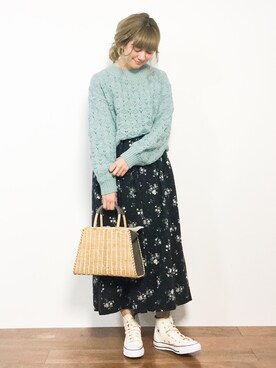 piya*さん（レディース・154cm）の冬コーディネート