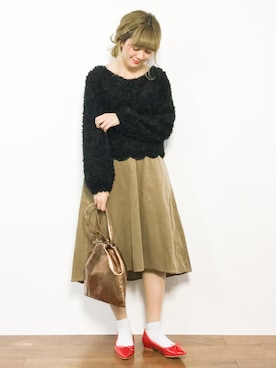 piya*さん(レディース・154cm)の冬コーディネート