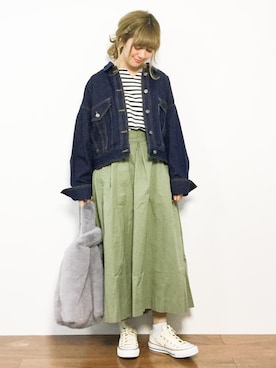 「STYLEDOOR（スタイルドア）のアイテム」を使った、piya*さん（レディース・154cm）の冬コーディネート