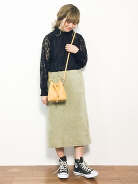 piya*さん（レディース・154cm）の冬コーディネート