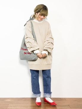 piya*さん（レディース・154cm）の冬コーディネート