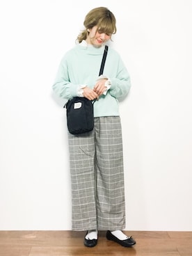 piya*さん（レディース・154cm）の冬コーディネート