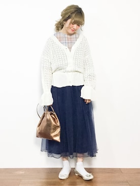 piya*さん（レディース・154cm）の冬コーディネート