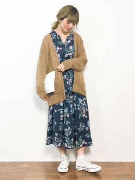 Urban Research Rosso Women アーバンリサーチ ロッソ の オリジナル花柄ロングワンピース ワンピース Wear