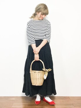 「Ctrl freak （コントロール フリーク）のアイテム」を使った、piya*さん（レディース・154cm）の春コーディネート