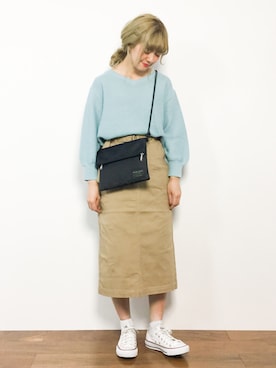 「CINEMA CLUB（シネマクラブ）のアイテム」を使った、piya*さん（レディース・154cm）の春コーディネート