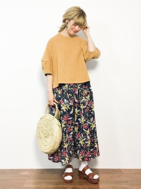 piya*さん（レディース・154cm）の春コーディネート