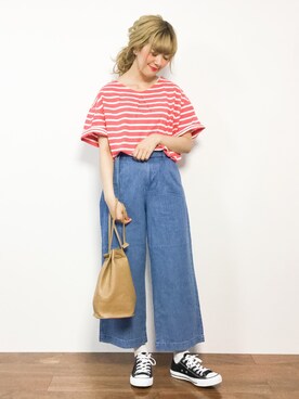 piya*さん（レディース・154cm）の春コーディネート