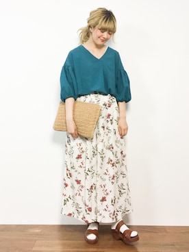 piya*さん（レディース・154cm）の春コーディネート