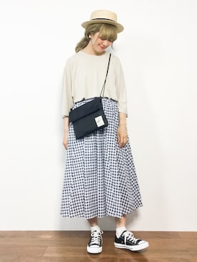 「テロテロ」｜piya*さん（レディース・154cm）の春コーディネート