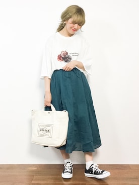 piya*さん（レディース・154cm）の春コーディネート