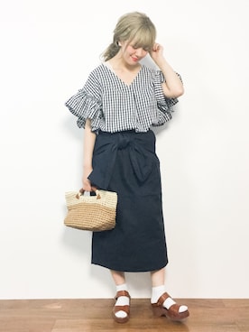 piya*さん（レディース・154cm）の春コーディネート