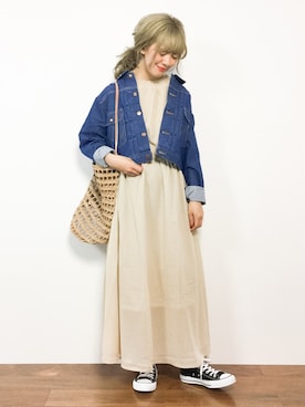 piya*さん（レディース・154cm）の春コーディネート